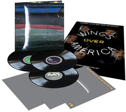 the album cover for Paul McCartney And Wings - Wings Over America [3LP]
