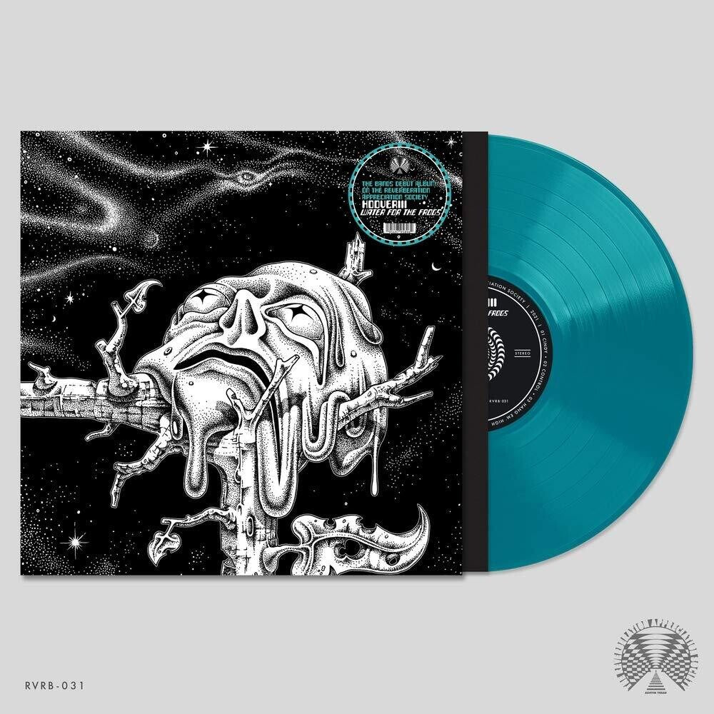 the album cover for Hooveriii - Water For The Frogs [Aqua Blue LP]