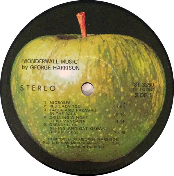 George Harrison : Wonderwall Music (LP, Album, Jac)