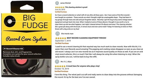Big Fudge BFRC101US 4-in-1 Vinyl Record Care Kit