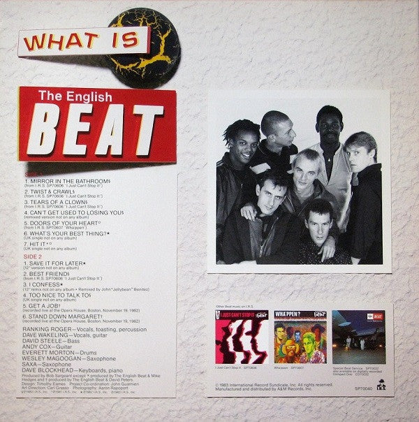 The English Beat* : What Is Beat? (LP, Comp, R -)