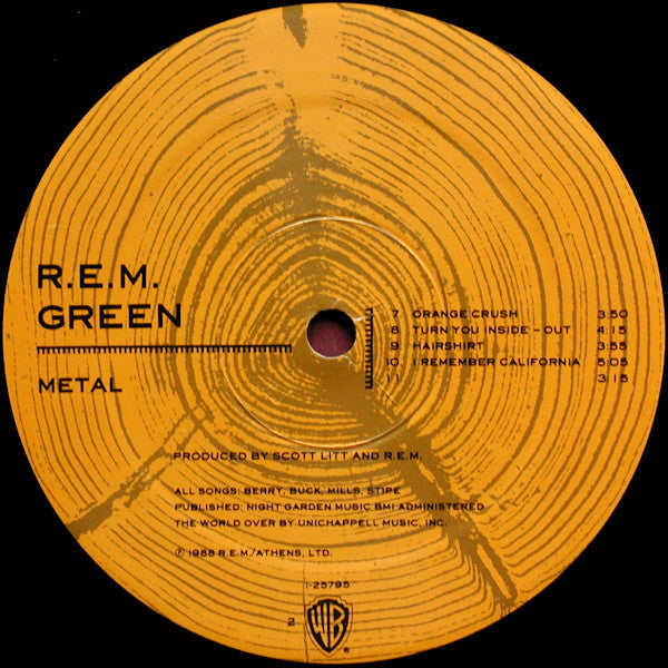 R.E.M. : Green (LP, Album, Spe)