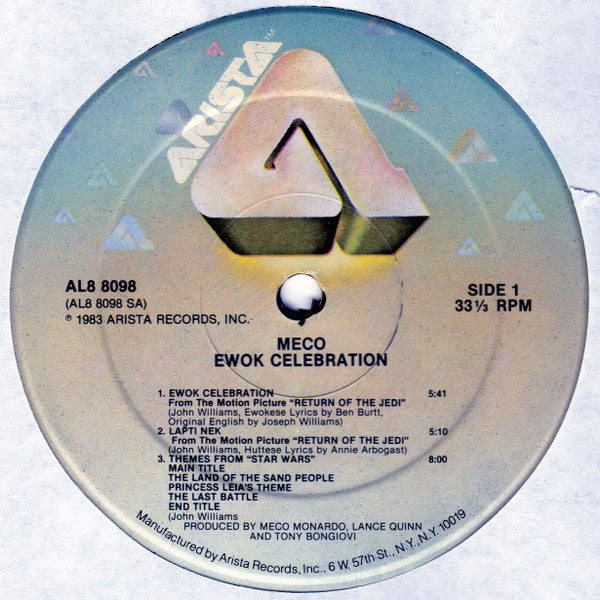 Meco* : Ewok Celebration (LP, Album, Hau)