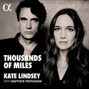 the album cover for Kate Lindsey / Trotignon,Baptiste - Thousands Of Miles
