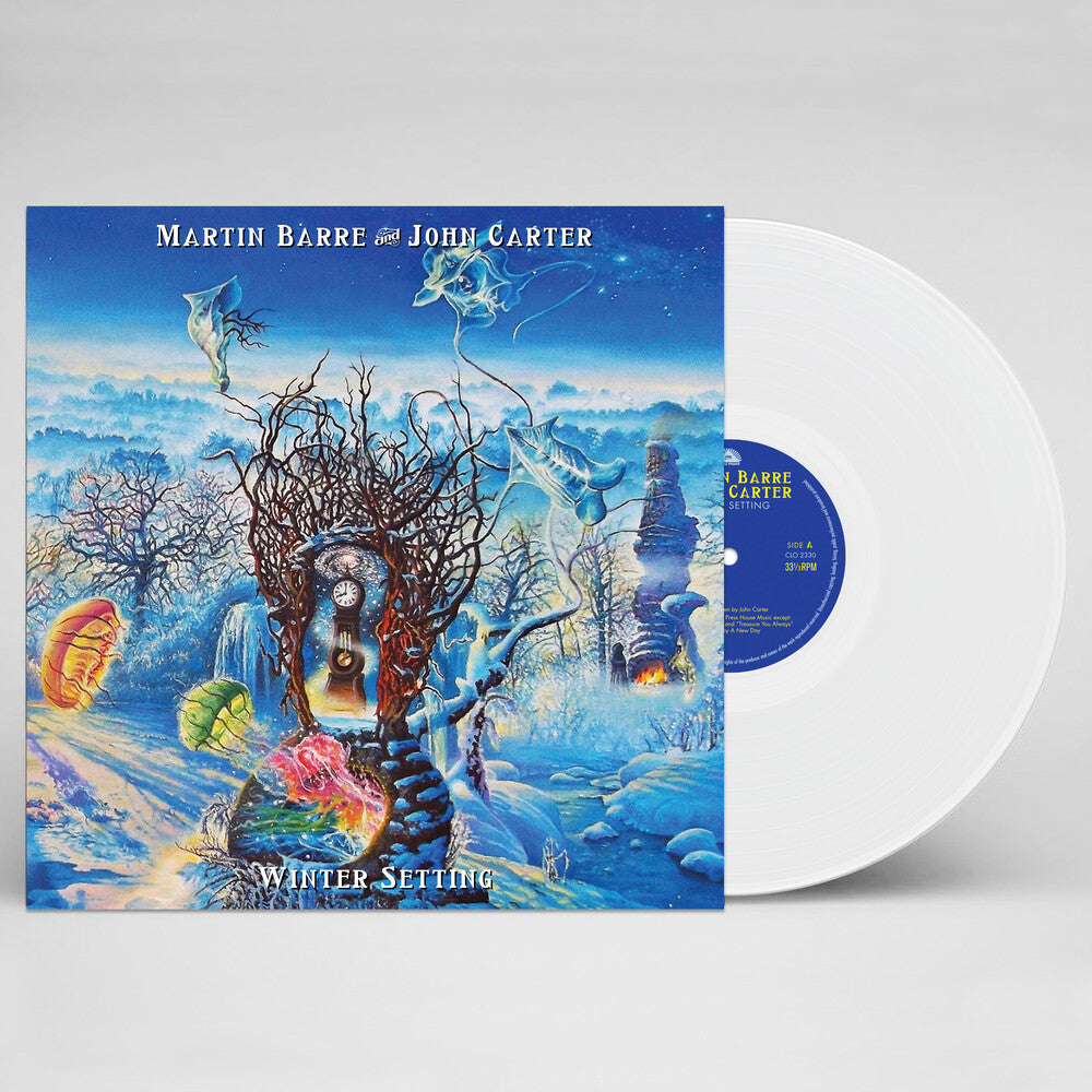 the album cover for Martin Barre  / Carter,John - Winter Setting (Wintry White Vinyl) [Colored Vinyl] (Wht)