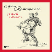 the album cover for Rostropovich, Mstislav - Bach: The Cello Suites