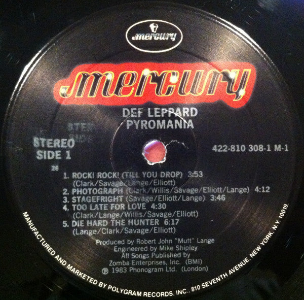 Def Leppard : Pyromania (LP, Album, 26-)