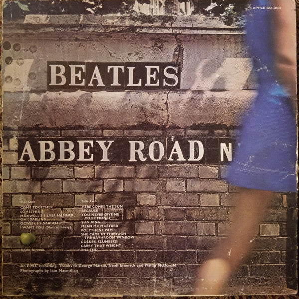 The Beatles : Abbey Road (LP, Album, Jac)