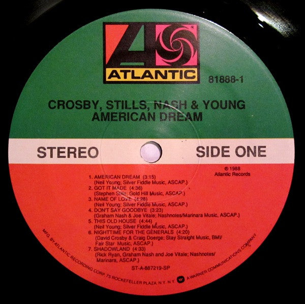 Crosby, Stills, Nash & Young : American Dream (LP, Album, Spe)