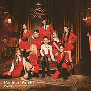 the album cover for TWICE - Perfect World (Jpn)