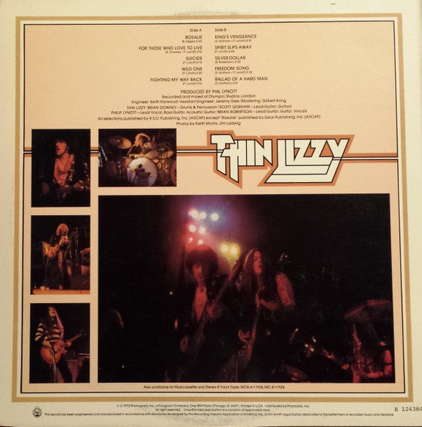 Thin Lizzy : Fighting (LP, Album, Club, RE)