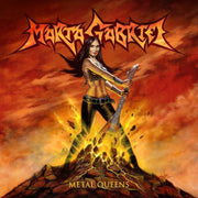 the album cover for Marta Gabriel - Metal Queens (Red Vinyl) [Colored Vinyl] [Limited Edition] (Red)
