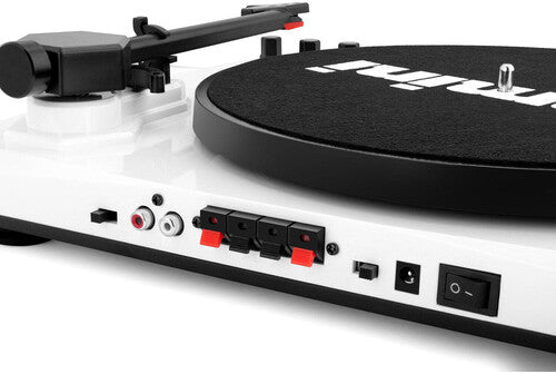 Gemini TT-900BW Stereo Turntable Music System Bluetooth 50 Watt (Black/White)