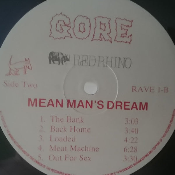 Gore : Mean Man's Dream (LP, Album)