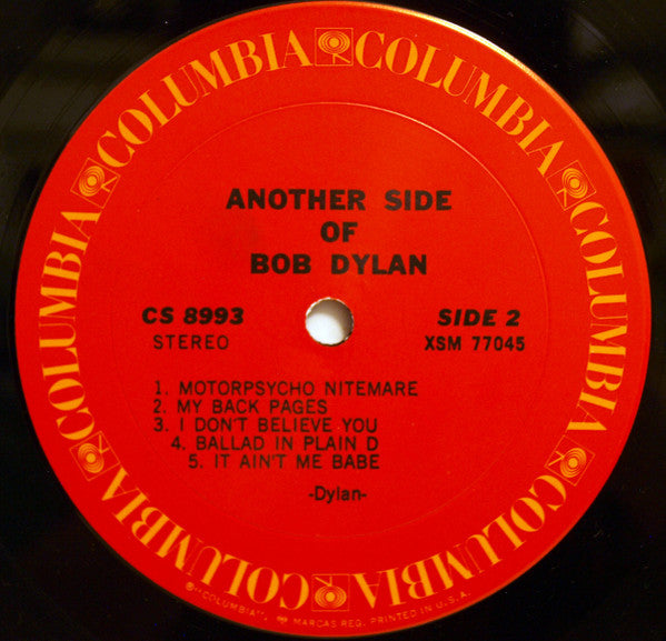 Bob Dylan : Another Side Of Bob Dylan (LP, Album, RE)