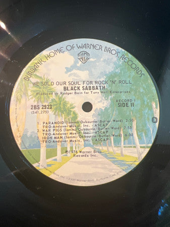Black Sabbath : We Sold Our Soul For Rock 'N' Roll (2xLP, Comp, San)