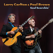 the album cover for Larry Carlton  / Brown,Paul - Soul Searchin'