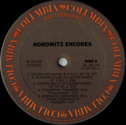 Vladimir Horowitz : Horowitz Encores (LP, Comp)