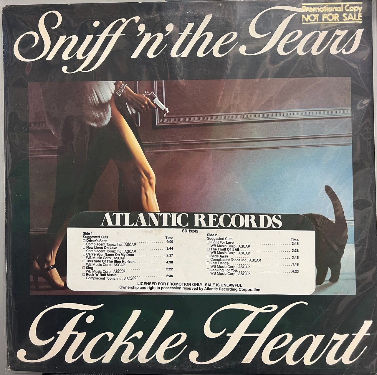 Sniff 'n' the Tears - Fickle Heart (Very Good Plus (VG+)) Rock (LP, Album, MO)