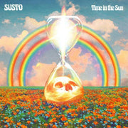 the album cover for SUSTO - Time In The Sun [Indie Exclusive Limited Edition Translucent Orange LP + Autographed Poster]