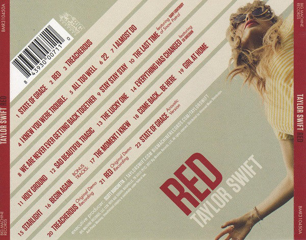 Taylor Swift : Red (2xCD, Album, Dlx)