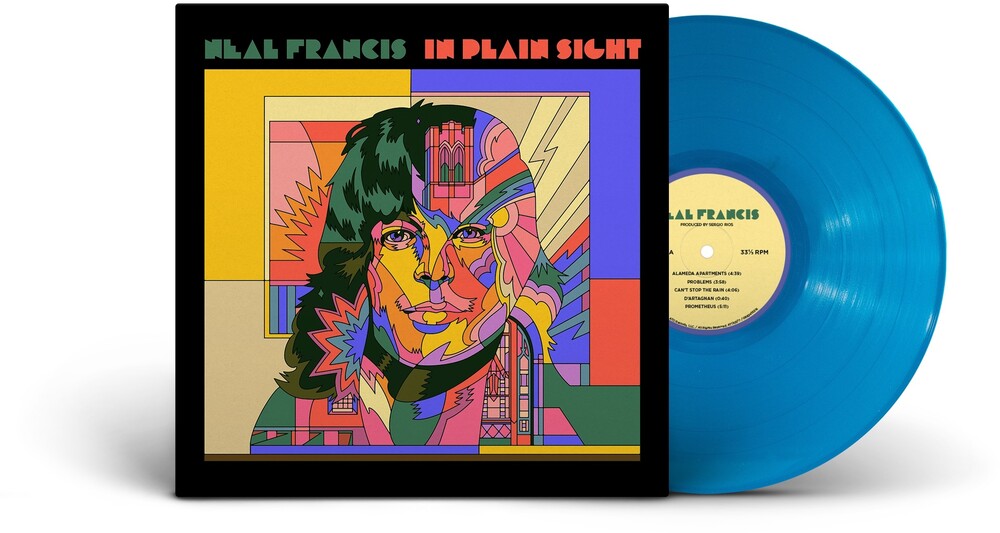 the album cover for Neal Francis - In Plain Sight [Indie Exclusive Limited Edition Electric Teal LP]