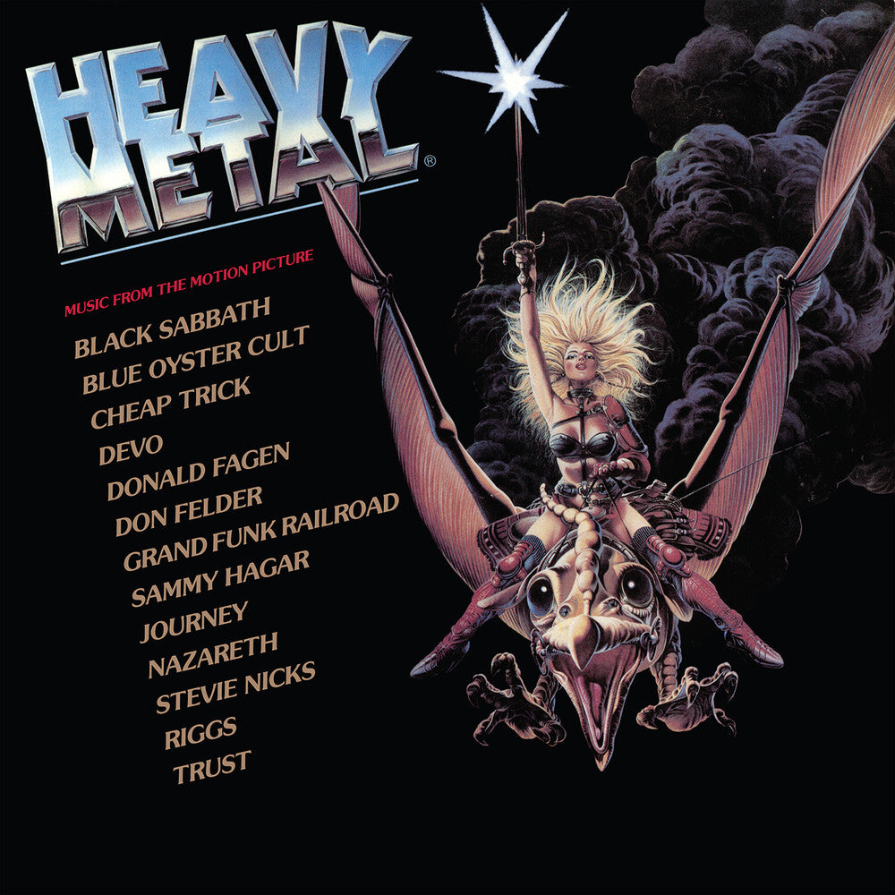 the album cover for Various Artists - Heavy Metal (Music From The Motion Picture) [Rocktober 2021 Red 2LP]