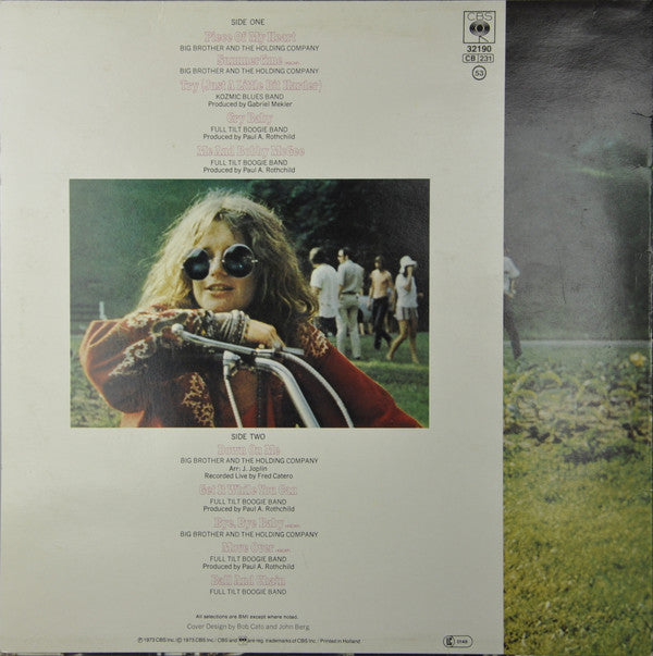 Janis Joplin : Janis Joplin's Greatest Hits (LP, Comp, RE)
