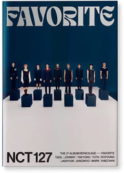 the album cover for NCT 127 - The 3rd Album Repackage 'Favorite' [Classic Ver.]
