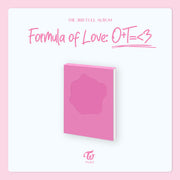 the album cover for TWICE - Formula of Love: O+T=<3 [Explosion ver.]
