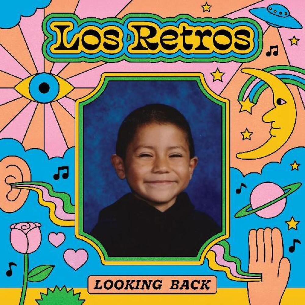 the album cover for Los Retros - Looking Back