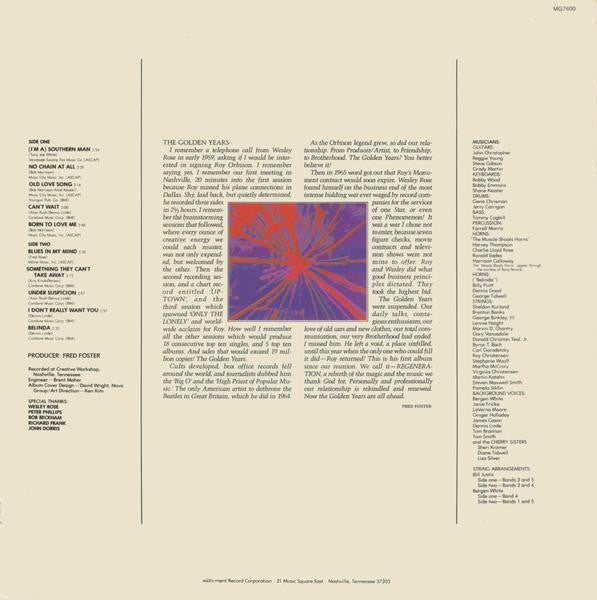 Roy Orbison : Regeneration (LP, Album)