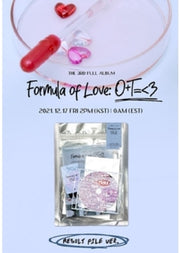 the album cover for TWICE - Formula Of Love: O+T=<3 (Result File Version)