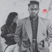 the album cover for V4 Visions: Of Love & Androids / Var (Red) (Colv) - V4 Visions: Of Love & Androids / Var (Red) [Colored Vinyl]