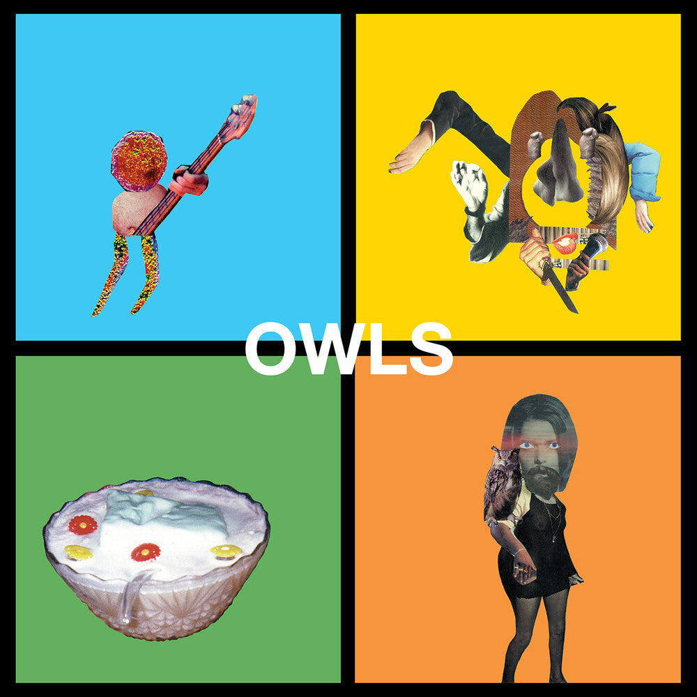 the album cover for Owls - Owls [Indie Exclusive Limited Edition Translucent Blood Orange LP]