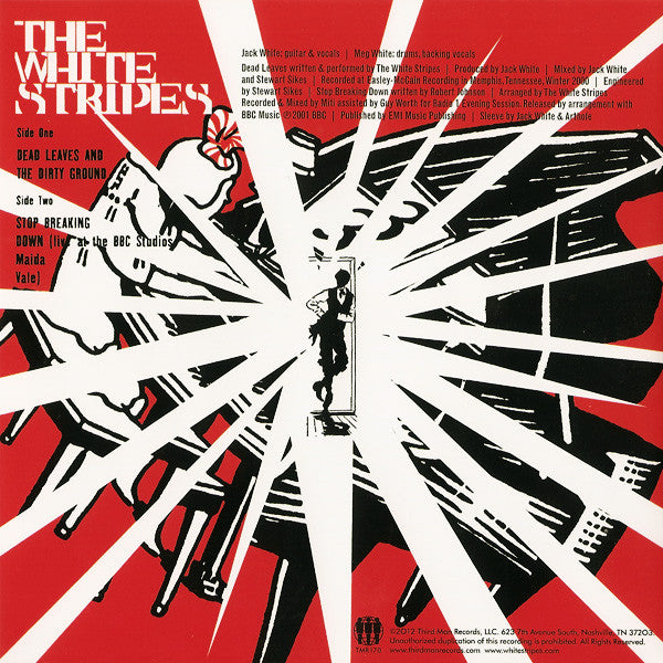 The White Stripes : Dead Leaves And The Dirty Ground (7", RSD, Single, Ltd, RE, Red)