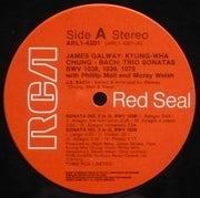 James Galway & Kyung-Wha Chung With Phillip Moll And Moray Welsh : Bach: Trio Sonatas BWV 1038, 1039 & 1079 (LP)