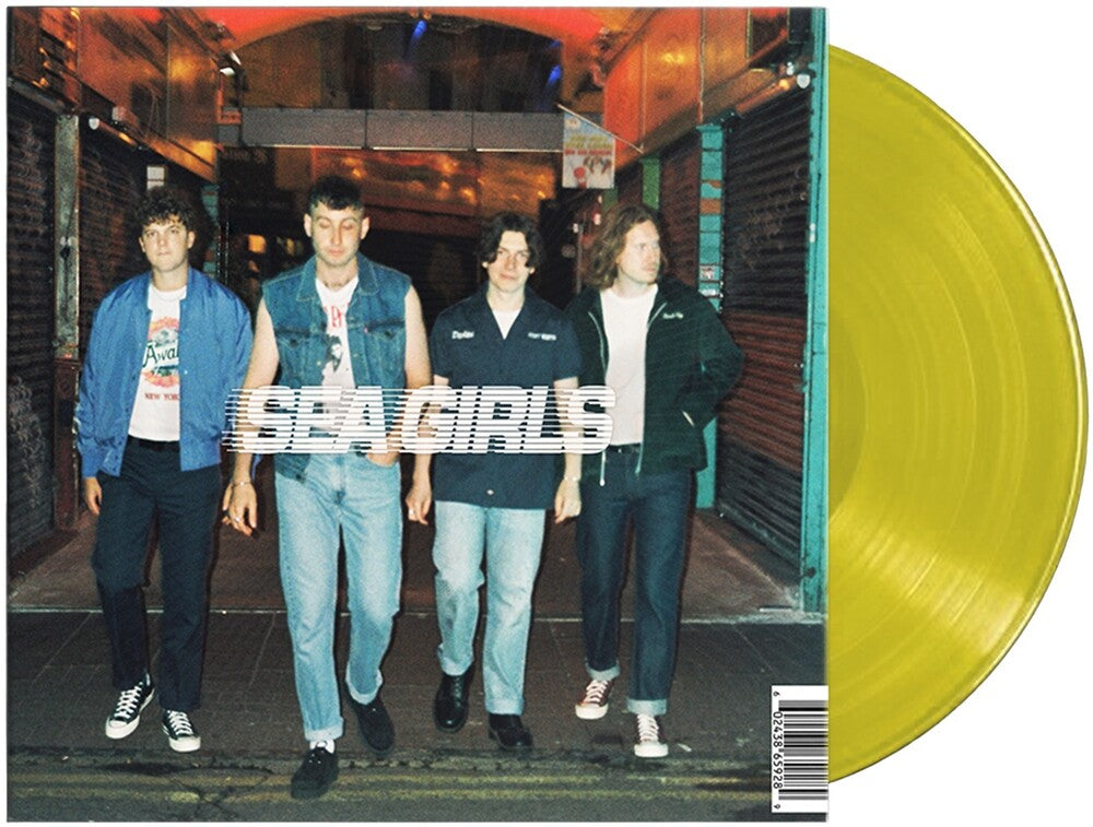 the album cover for Sea Girls - Homesick [Indie Exclusive Limited Edition Yellow LP]