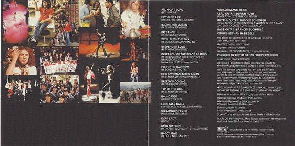 Scorpions : Tokyo Tapes (CD, Album, RE, RM)