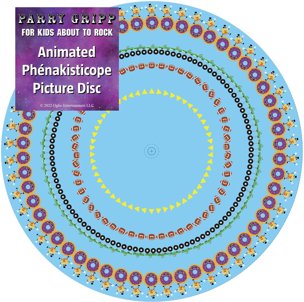 the album cover for Parry Gripp - For Kids About To Rock [Picture Disc LP]