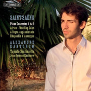 the album cover for Saint-Saens / Kantorow / Kantorow - Piano Concertos 1 & 2 (Hybr)