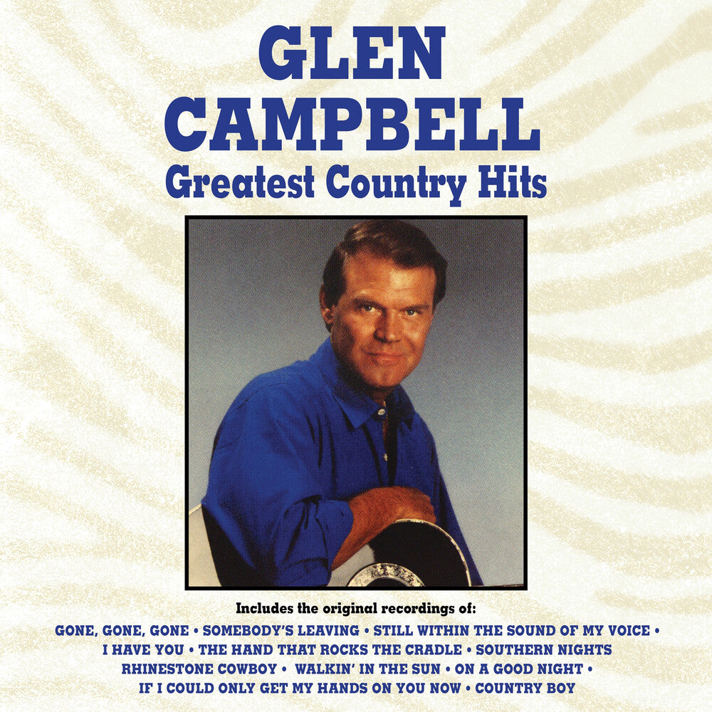 the album cover for Glen Campbell - Greatest Country Hits