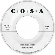 the album cover for Dewey Kenmore - Before We Say Goodbye