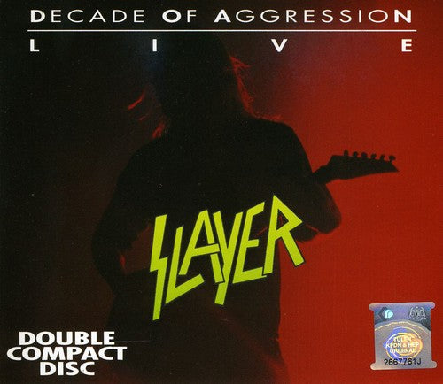 the album cover for Slayer - Live: A Decade of Aggression