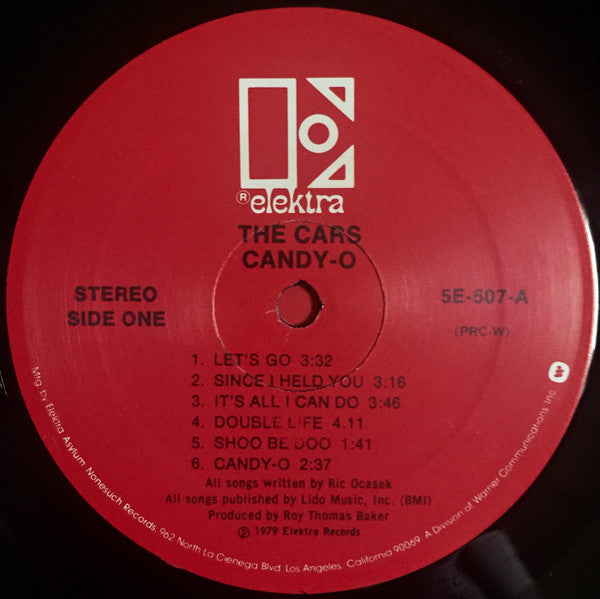 The Cars : Candy-O (LP, Album, PRC)