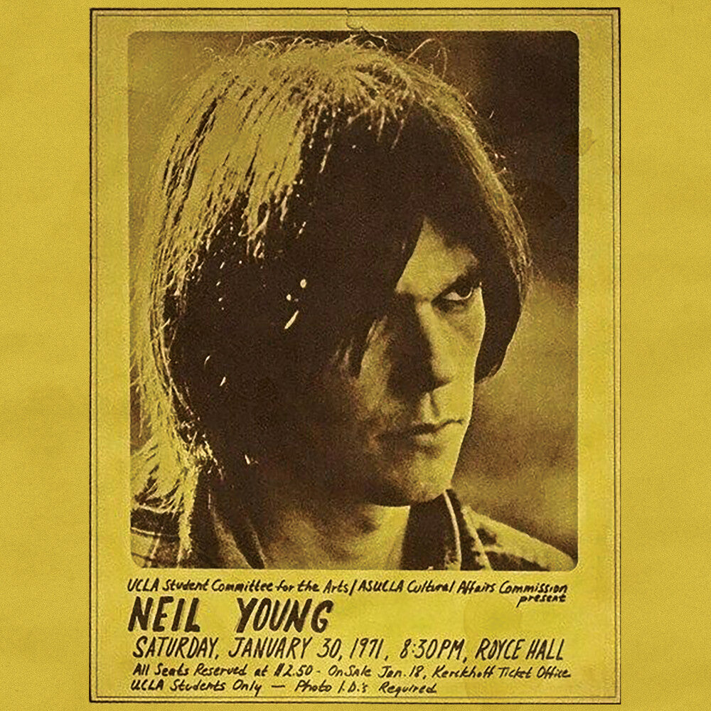 the album cover for Neil Young - Royce Hall 1971 [LP]