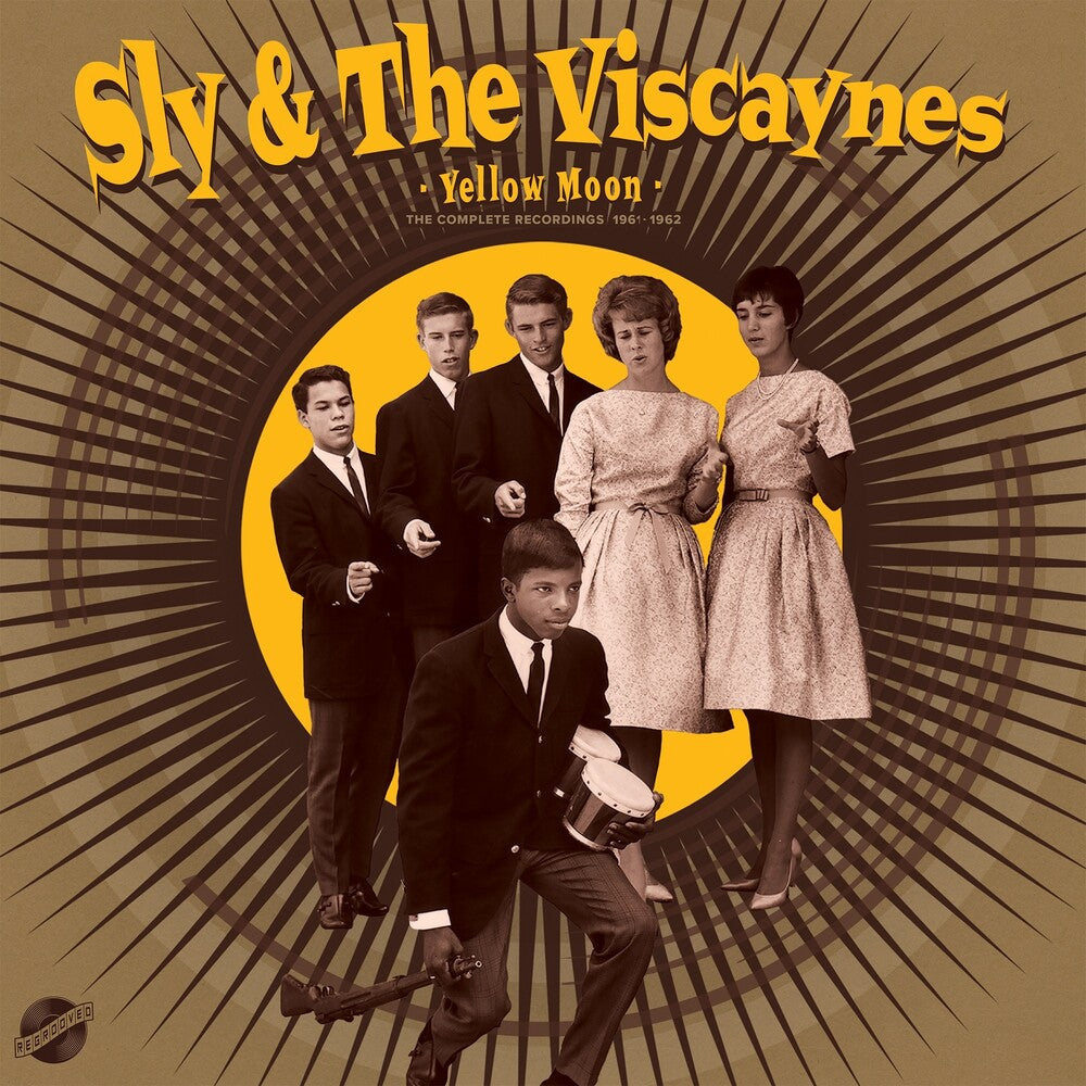 the album cover for Sly & Viscaynes - Yellow Moon (Gate)