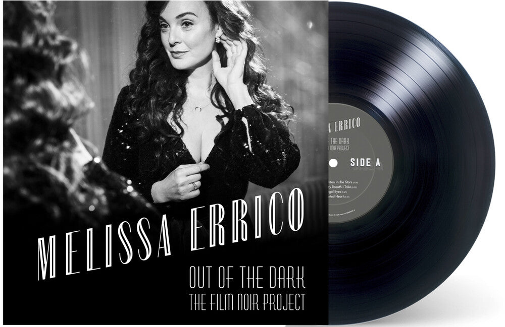 the album cover for Melissa Errico - OUT OF THE DARK The Film Noir Project