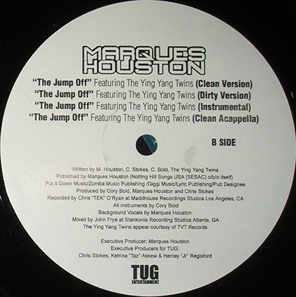 Marques Houston : All Because Of You / The Jump Off (12")