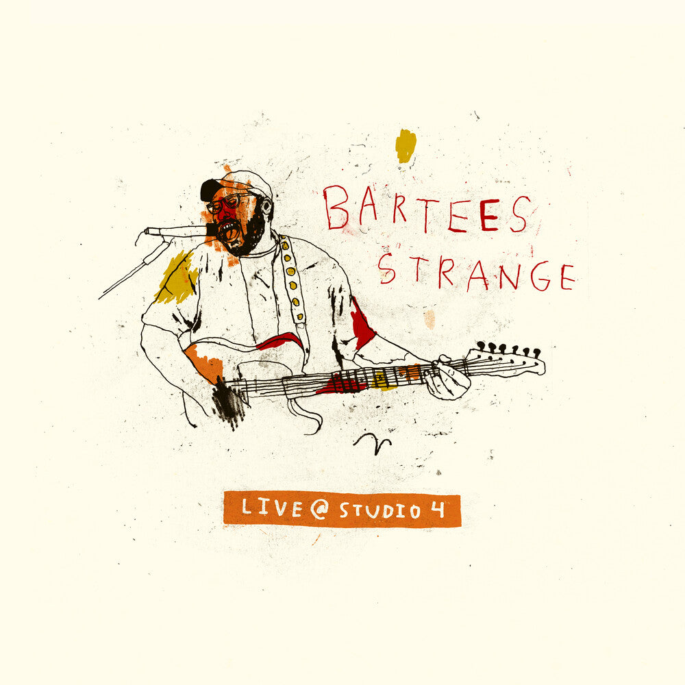 the album cover for Bartees Strange - Live At Studio 4 - Orange Brown & Yellow Twist